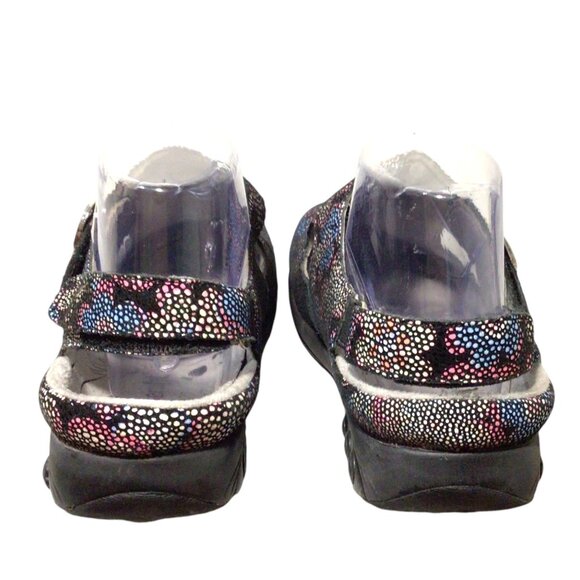 THERAFIT Mary Jane Clogs 37 Chloe Flower Adjustable Leather Floral Print 6.5 - 7 - Picture 4 of 8